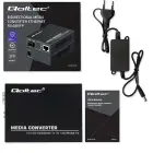 Qoltec Bidirectional Ethernet SWITCH Media Converter 1x RJ45 1x SFP| 1000Mbps | 5V Фото 17