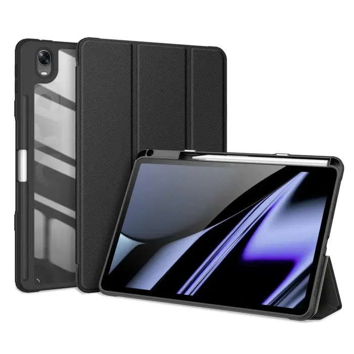 Dux Ducis Toby Armored Flip Smart Case for Oppo Pad with Stylus Holder Black Photo 12