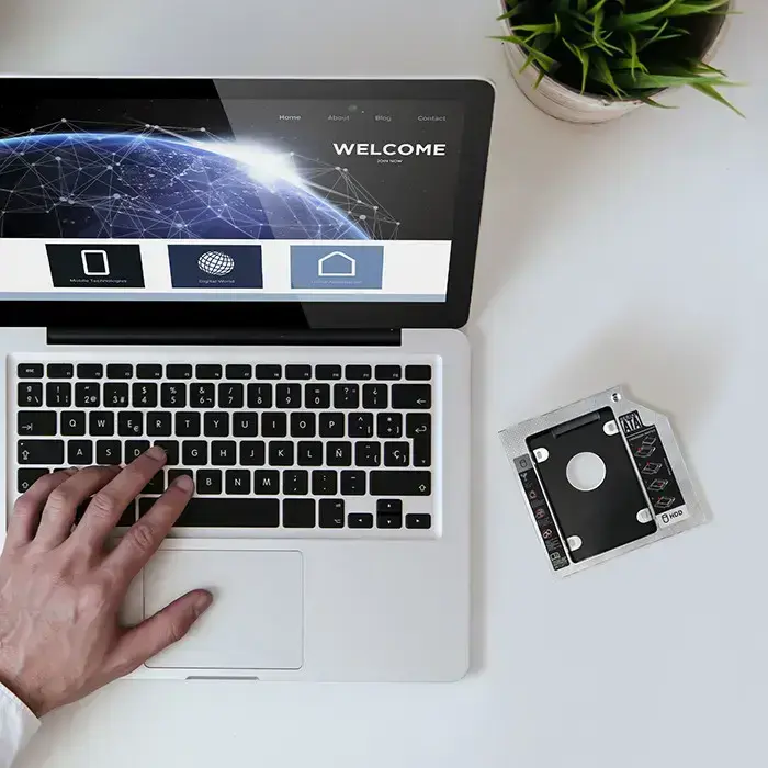 Qoltec HDD Caddy for laptop 2.5" HDD | 9.5 mm Foto 3