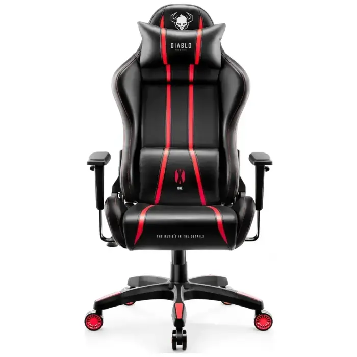 Gaming chair Diablo Chairs X-One 2.0 King Size black-red Фото 2