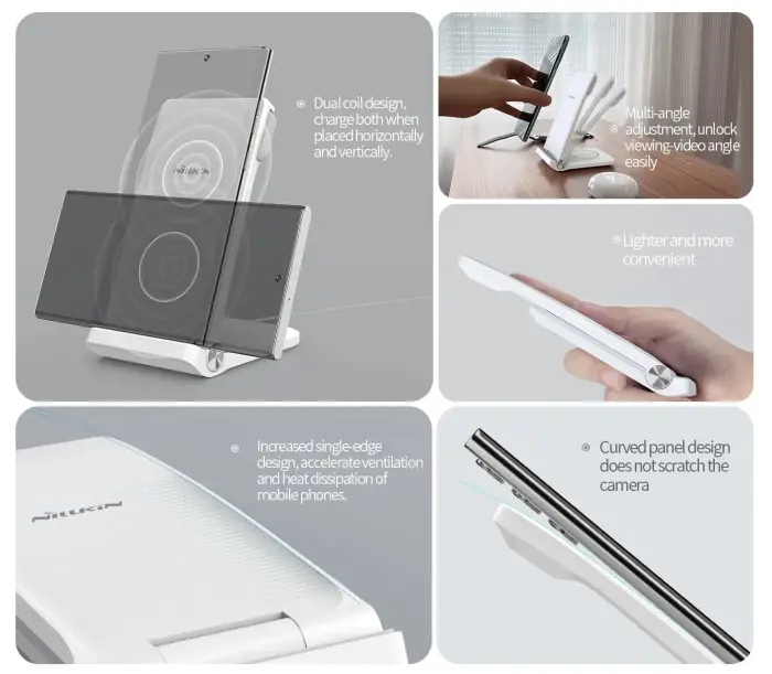 Nillkin PowerTrio 3in1 Wireless Charger for Huawei Watch White Фото 5