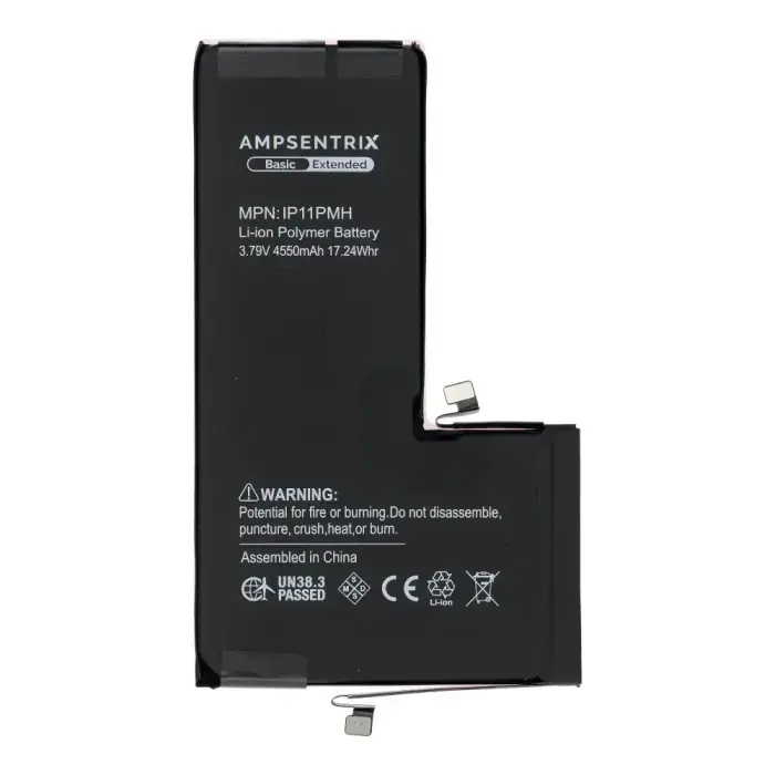  AmpSentrix Basic battery for iPhone 11 Pro Max (high capacity 4550mAh) Фото 2
