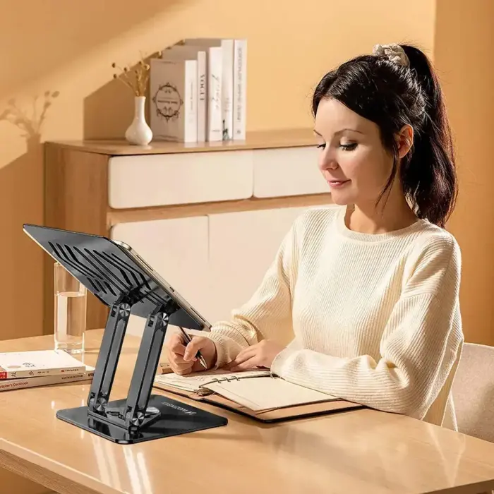 Wozinsky WRS-CPY84SB 360 Aluminum Laptop and Tablet Stand + Free Smartphone Stand - Black Фото 17
