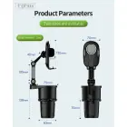 T-PHOX CAR HOLDER TH-07 WITH CUP HOLDER BLACK Photo 6