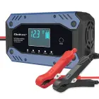 Qoltec Intelligent charger for STD AGM GEL LiFePO4 | Battery charger with repair function |12-24V |10A | LCD | 9 - stage charging Фото 1