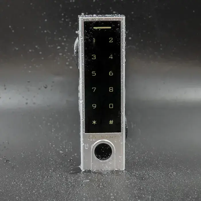 Qoltec Code lock TITAN with fingerprint reader | RFID | BT 4.0 |Code | Card | key fob | Doorbell| IP68 | EM Foto 3