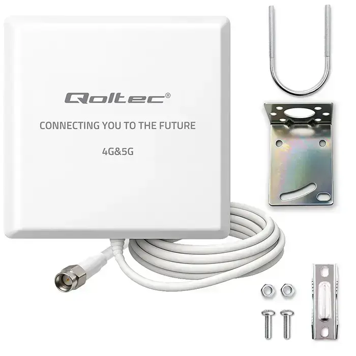 Qoltec 4G 5G LTE antenna | 9dBi | directional | external | SMA | waterproof | 3m Foto 11