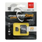 IMRO memory card microSD 32GB 100MB/s class 10 UHS 3 with adapter SD Фото 1