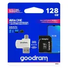 GOODRAM Memory MicroSD Card All in one - 128GB with adapter UHS I CLASS 10 100MB/s + reader Фото 7