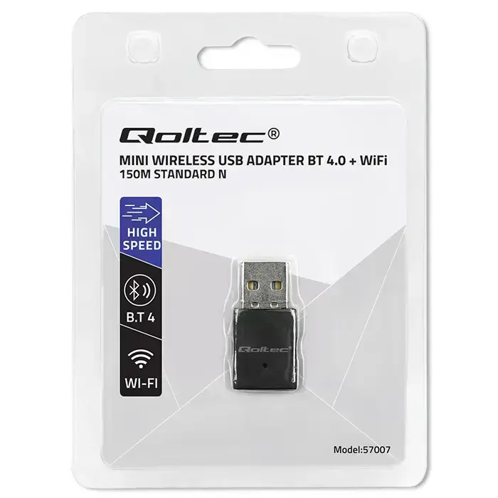 Qoltec Wireless Mini Bluetooth USB WiFi Adapter Photo 12