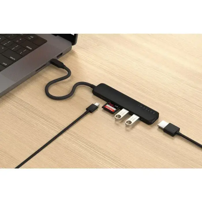 SATECHI adapter HUB 6in1 Type C ST-P6SK black Фото 7