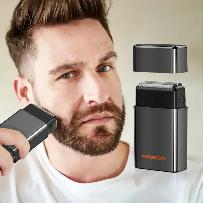 MAXGROOM M-5580 2-in-1 Electric Shaver - Black Foto 4