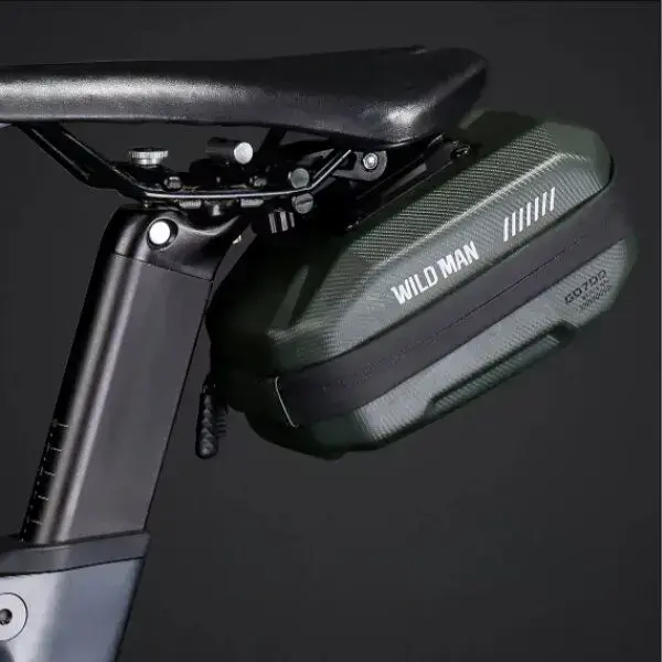 WILDMAN traveling bag under bike saddle with zipper 0,8L GD700 green Photo 4