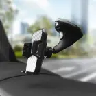 Car phone holder Forcell F-Grip Carbon HT1 windshield / dashboard black Photo 8