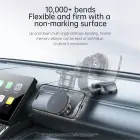Magnetic car phone holder Forcell F-Grip MagFlex windshield / dashboard / air vent black Photo 13