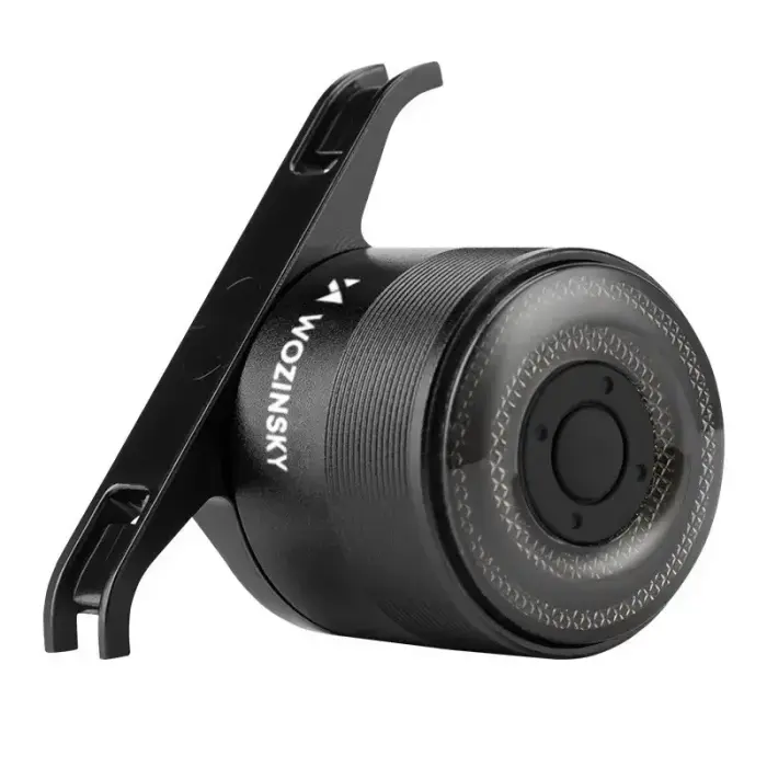 Wozinsky LED aizmugurējais velosipēda lukturis ar mikro USB sarkanā gaisma 5 režīmi melns (WRBLB2) Foto 16