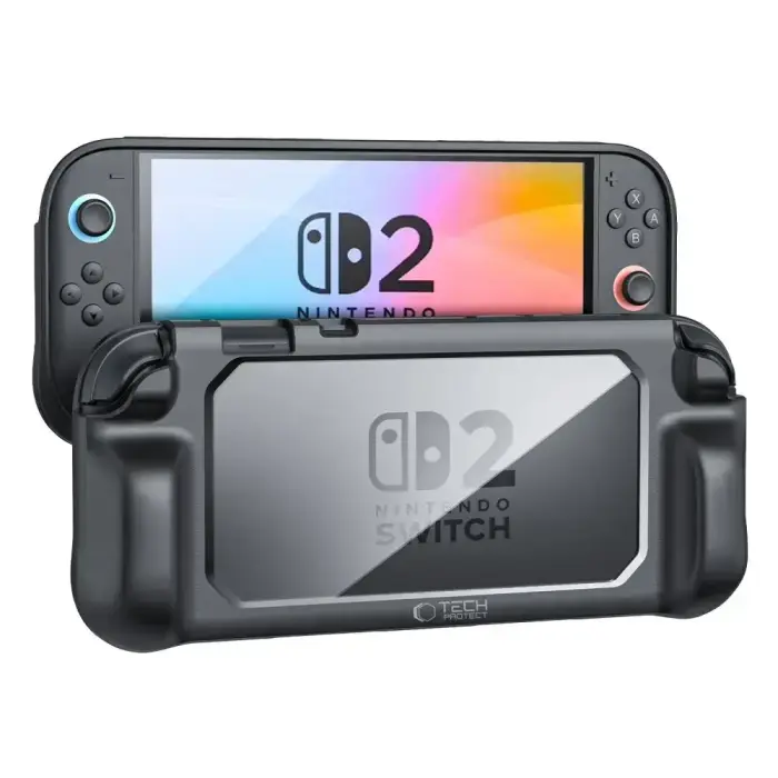 TECH-PROTECT MAGMAT NINTENDO SWITCH 2 BLACK/CLEAR Foto 2