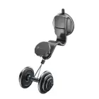 Magnetic car phone holder Forcell F-Grip MagFlex windshield / dashboard / air vent black Photo 3
