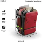 Backpack Diablo Chairs Backpack Air Multifunctional Vacuum burgundy Photo 6