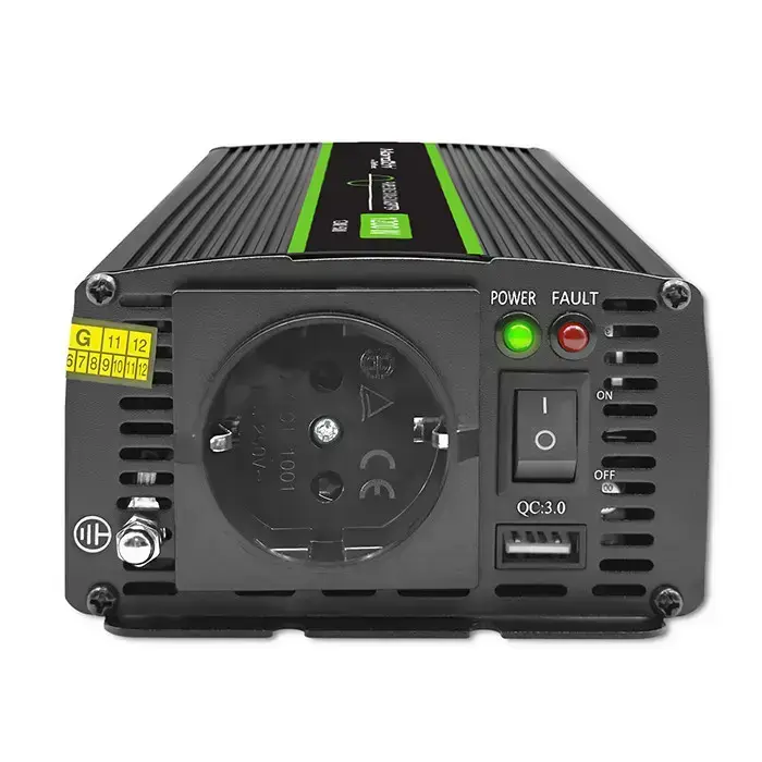 Qoltec Pure Sine Wave Inverter Monolith| 600W | 1200W | 12V to 230V Foto 12
