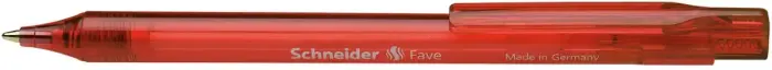 Lodīšu pildspalva SCHNEIDER FAVE 1.0mm, sarkana Фото 3