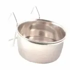 Bļoda putniem : Trixie, nerūsējošā tērauda bļoda ar turētāju, 150ml, 7cm Photo 1