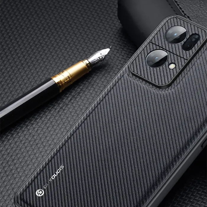 Dux Ducis Fino case cover covered with nylon material Oppo Reno7 Pro 5G black Foto 14