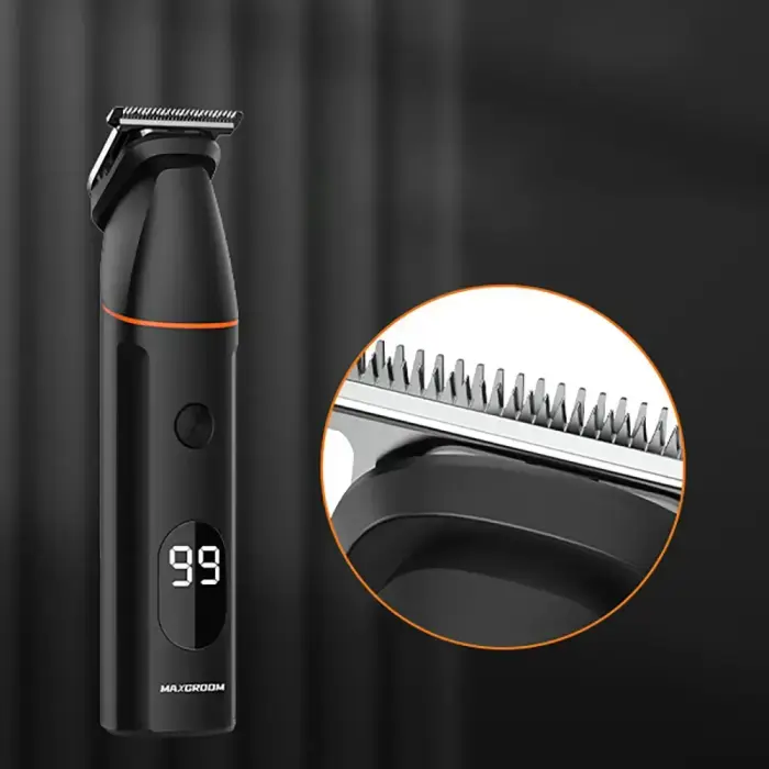 MAXGROOM LK-881 multifunctional trimmer with replaceable tips - black Foto 6