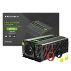 Qoltec Pure Sine Wave Inverter Monolith | 300W | 600W | 24V to 230V Foto 1