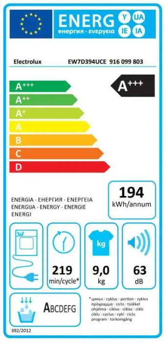 Electrolux veļas žāvētājs ar siltumsūkni 700 DelicateCare, 9kg Foto 2