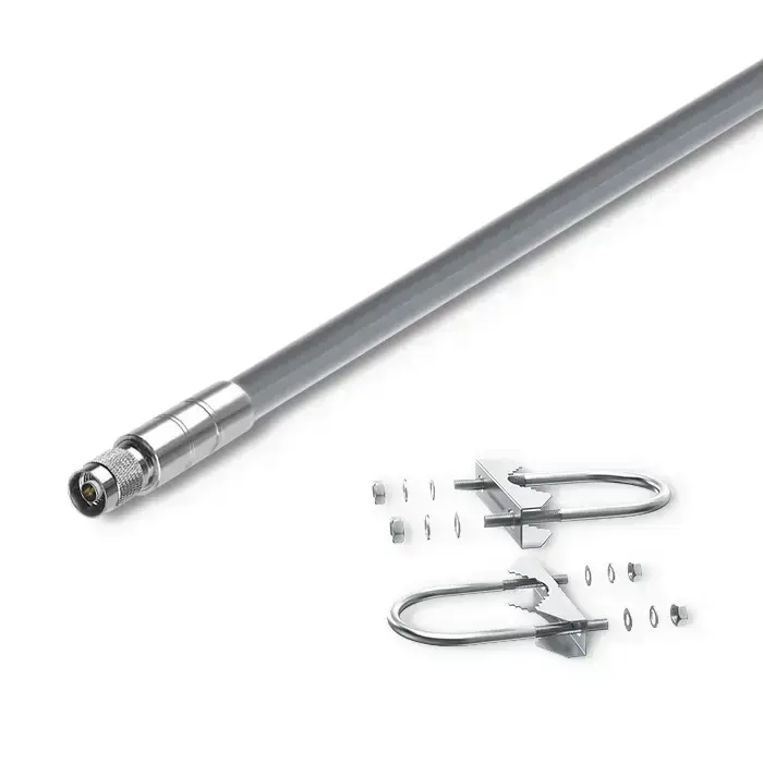 Qoltec LoRa Antenna | 12dBi | Omnidirectional | Outdoor | Fiberglass | 868 MHz | 1.5m Photo 4