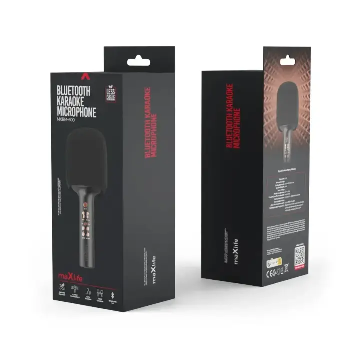 Maxlife Bluetooth microphone with speaker MXBM-600 black Foto 4