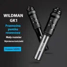 WILDMAN Pompka rowerowa ręczna GK1 aluminiowa czarna|black Foto 2