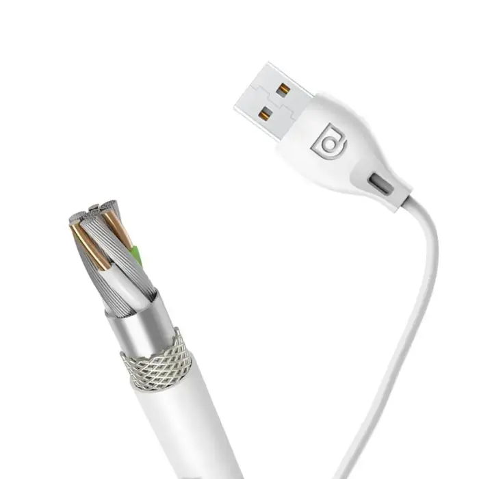 Dudao L4T data transfer and charging cable | USB-A to USB-C | 10.5W | 1m | white Photo 8
