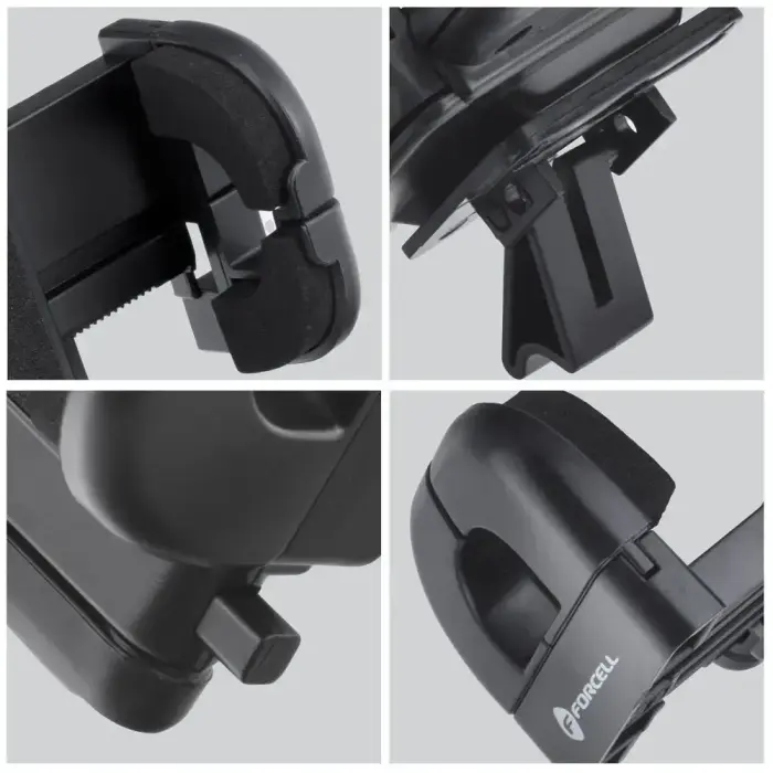 Car phone holder Forcell F-Grip Regular 17 cm windshield / dashboard / air vent black Photo 11