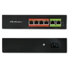 Qoltec FAST Ethernet PoE SWITCH | 4x RJ45 PoE | 2x RJ45 Uplink | 65W | 10/100 Mb/s Фото 8