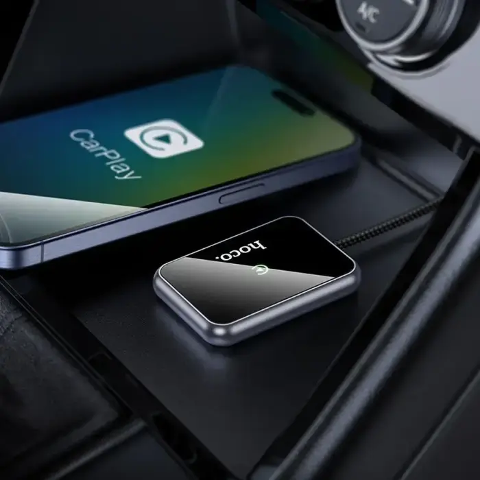 Wireless CarPlay adapter Hoco USB A / USB C HU1 black Foto 6