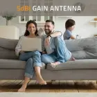 Qoltec Wi-Fi antenna 2.4/2.5 GHz | 5.1/5.8 GHz | 5dBi | omnidirectional | Indoor Фото 6