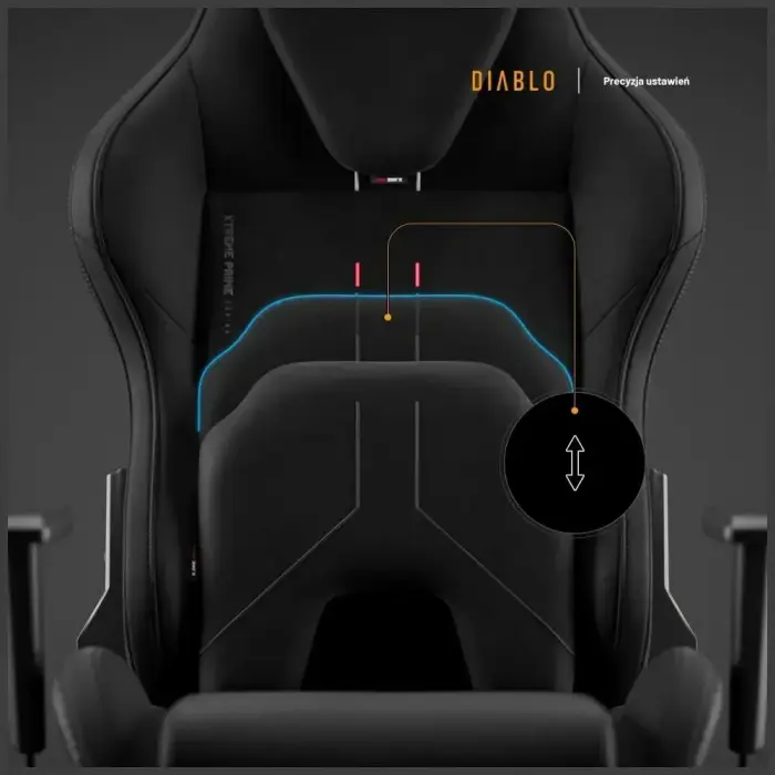 Gaming chair Diablo X-One PRIME Normal Size black Фото 7