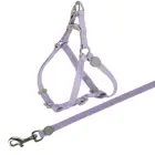 Krūšu siksna ar pavadu kaķiem - Trixie Cat One Touch Harness with Lead, 26-37cm/10mm, 1.20m Foto 2