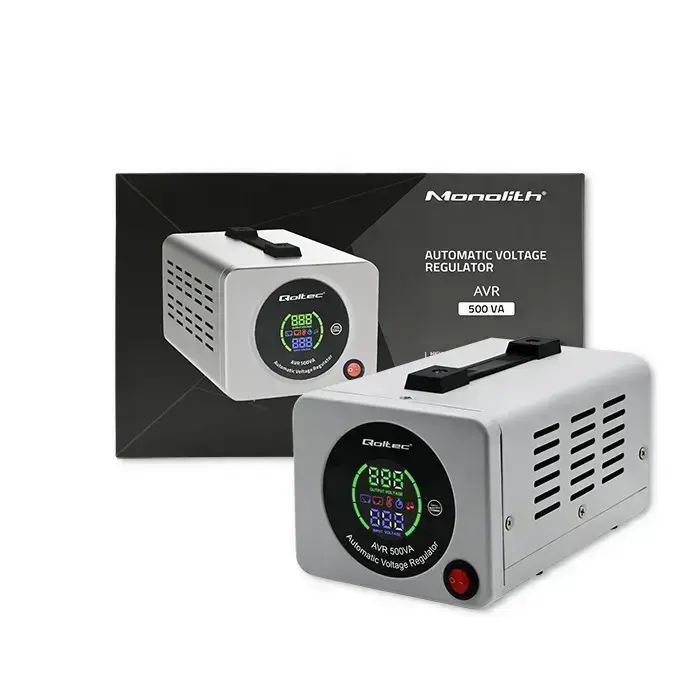Qoltec Automatic Voltage Stabilizer AVR 500VA Foto 5