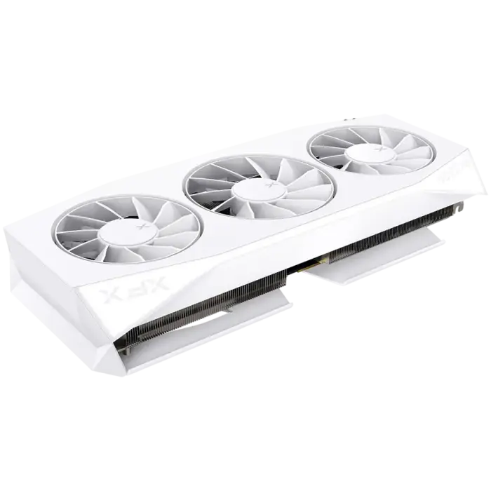 XFX Mercury AMD Radeon RX 9060XT OC White Gaming Edition with 16GB GDDR6 HDMI 2xDP, AMD RDNA 4 Foto 3