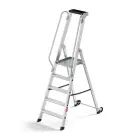 Ladder mobile platforms Master P80 / aluminum / 5 steps Photo 1