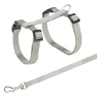 Krūšu siksna un pavada kaķiem - Trixie Harness with Lead 27-45 cm/10mm, Lead 1.20m Foto 3