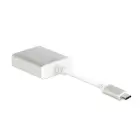 Fusion Multimedia Adapter Type-C to HDMI (4K @ 30Hz, 1080P @ 60Hz) Sudraba Foto 2