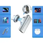Beline Adapter magnetyczny USB-C srebrny|silver DAC BLNAM01 Photo 6