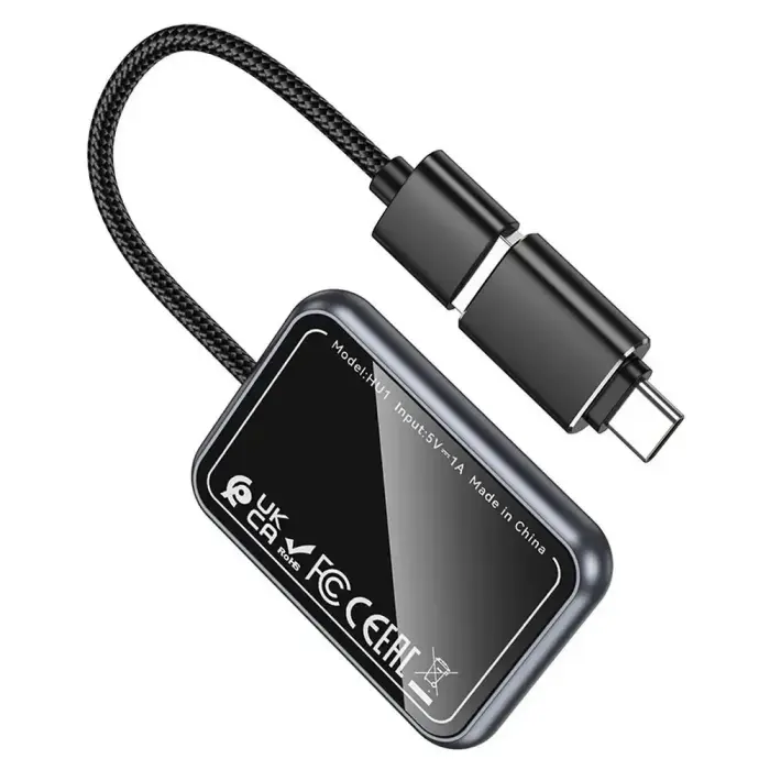 Wireless CarPlay adapter Hoco USB A / USB C HU1 black Foto 5
