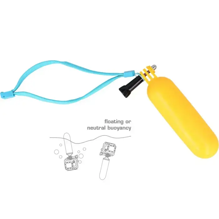 Buoyancy mount for GoPro SJCAM sports cameras Foto 3