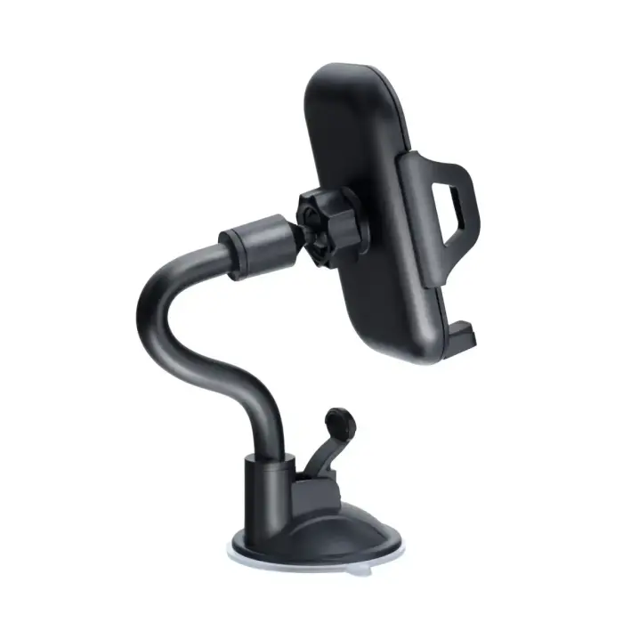 Car phone holder Forcell F-Grip Carbon Bracket arm 17cm windshield black Photo 4