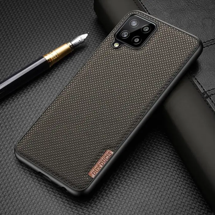 Dux Ducis Fino case covered with nylon material for Samsung Galaxy A22 4G gray Фото 2
